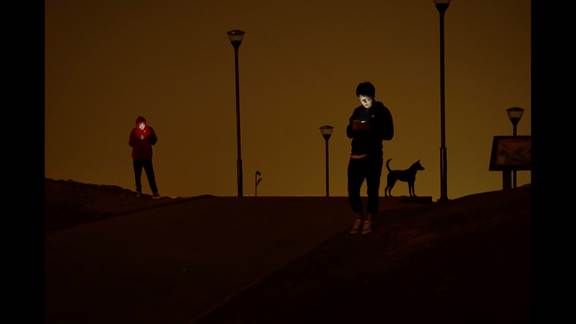 說明: Macintosh HD:Users:chendong:Desktop:張乾琦 工作坊:工作坊:官方作品:中文圖說:不存在的戰(zhàn)爭:1. 張乾琦，“不存在的戰(zhàn)爭”視頻截圖，2017.jpg